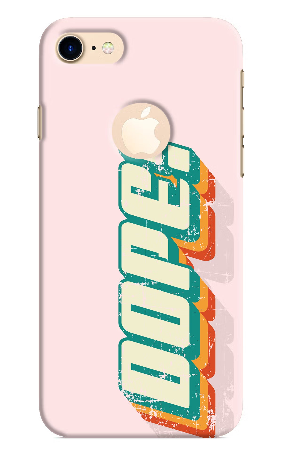 Dope iPhone 8 Logocut Hard Case Back Cover by Casekaro