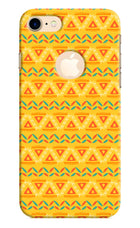 Tribal Pattern iPhone 8 Logocut Hard Case Back Cover by Casekaro