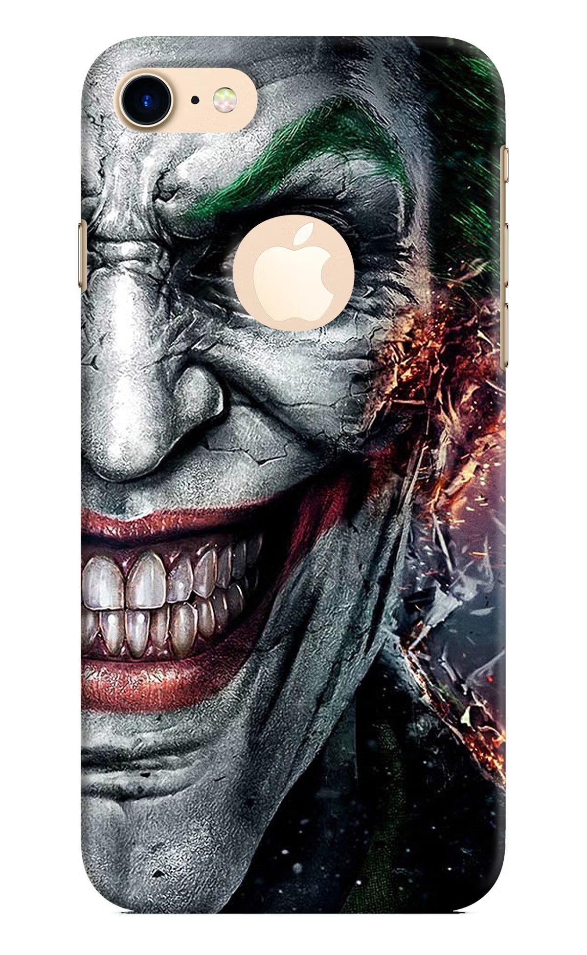 Joker Cam iPhone 8 Logocut Hard Case Back Cover by Casekaro