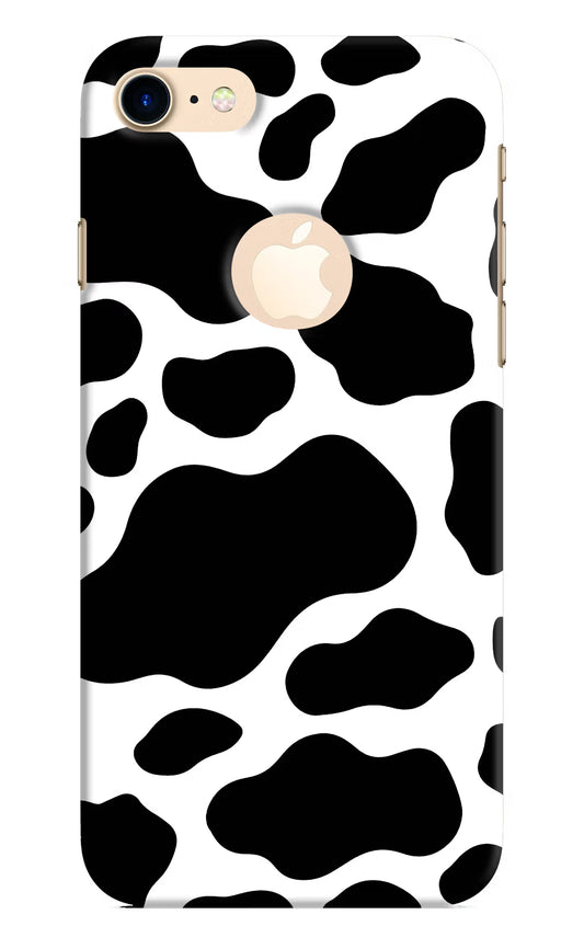 Cow Spots iPhone 8 Logocut Hard Case Back Cover by Casekaro