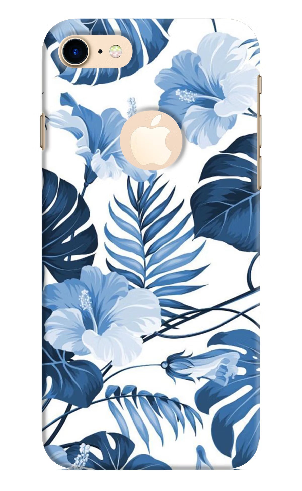 Fabric Art iPhone 8 Logocut Hard Case Back Cover by Casekaro