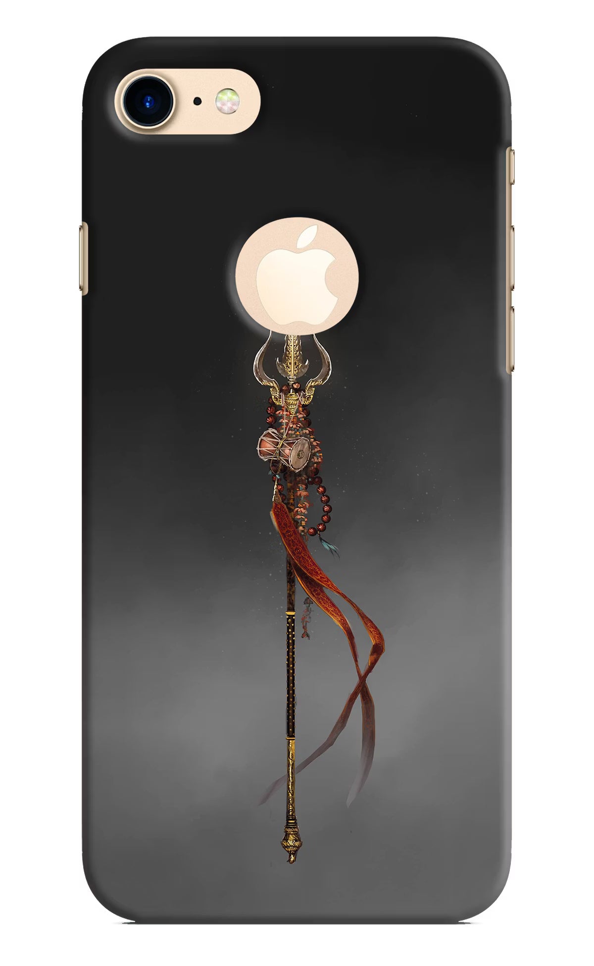 Shiv Trishul iPhone 8 Logocut Hard Case Back Cover by Casekaro