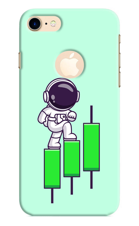 Astronaut Trader iPhone 8 Logocut Hard Case Back Cover by Casekaro