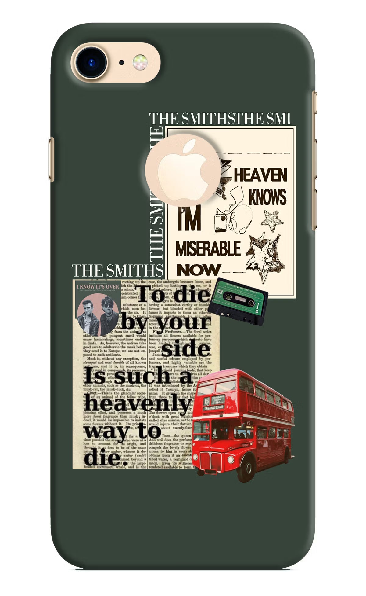 The Smiths iPhone 8 Logocut Hard Case Back Cover by Casekaro