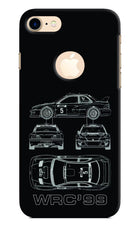 WRC'99 iPhone 8 Logocut Hard Case Back Cover by Casekaro