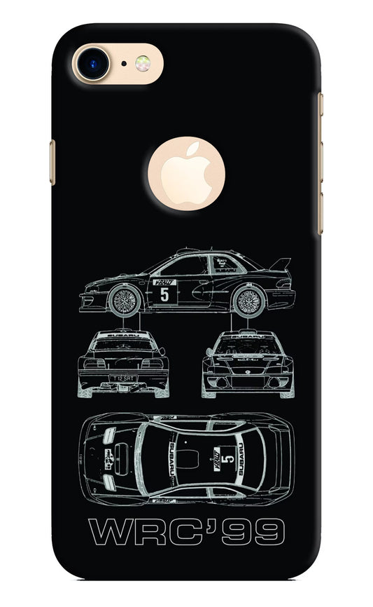 WRC'99 iPhone 8 Logocut Hard Case Back Cover by Casekaro