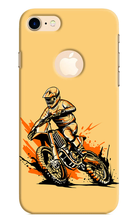 Off-Road Fury iPhone 8 Logocut Hard Case Back Cover by Casekaro