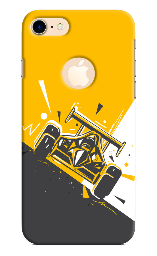 Track King iPhone 8 Logocut Hard Case Back Cover by Casekaro