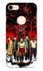 Ordinary Things Characters iPhone 8 Logocut Hard Case Back Cover by Casekaro