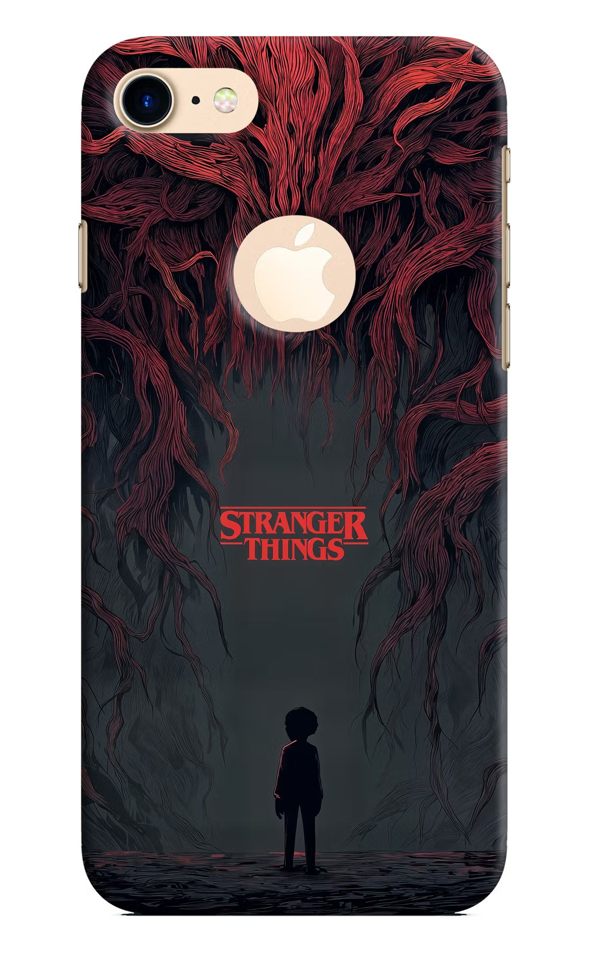 Ordinary Things Dark Side iPhone 8 Logocut Hard Case Back Cover by Casekaro