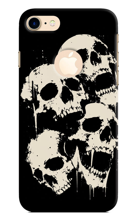 Dead Stack iPhone 8 Logocut Hard Case Back Cover by Casekaro