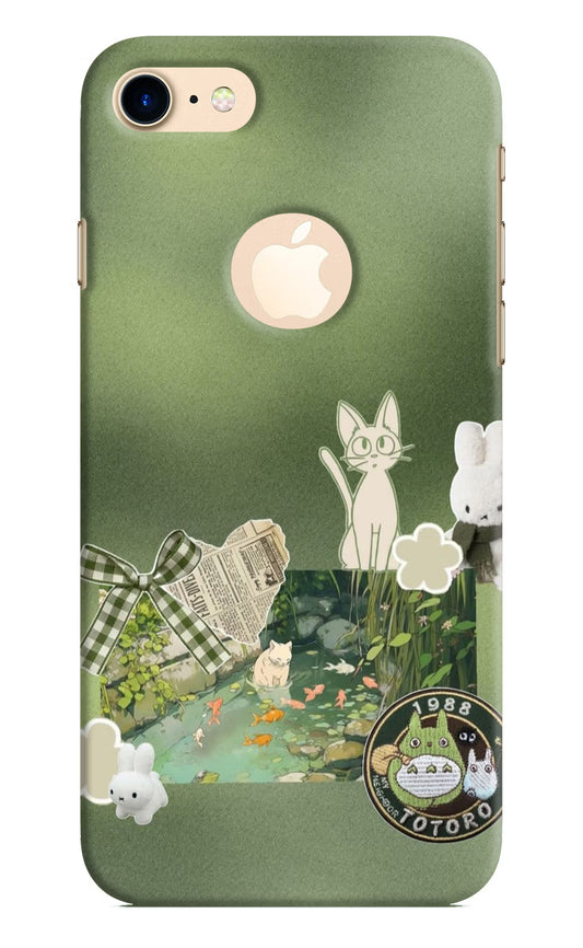 Aesthetic anime iPhone 8 Logocut Back Cover