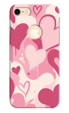 Hearty case iPhone 8 Logocut Hard Case Back Cover by Casekaro