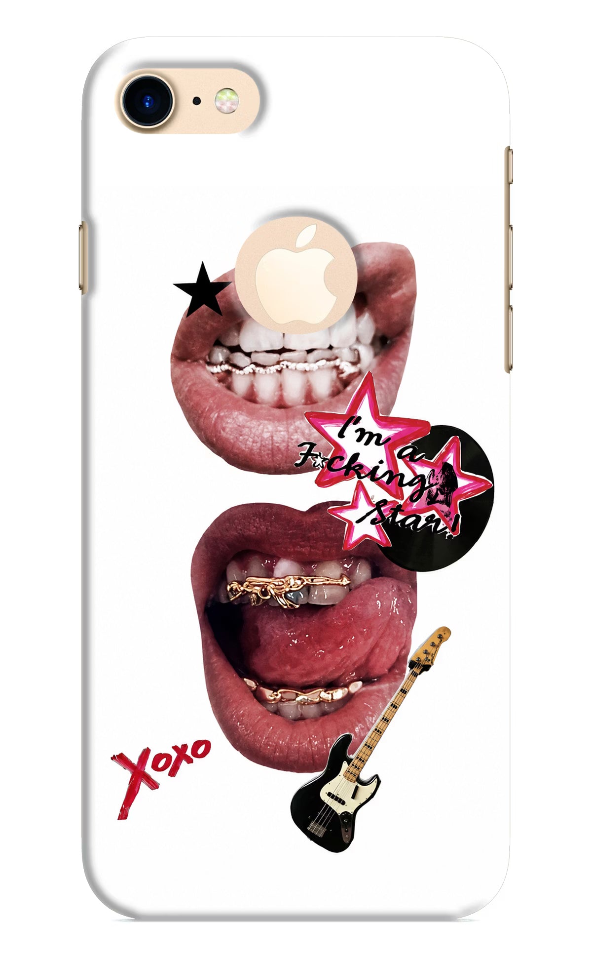 Rockstar iPhone 8 Logocut Back Cover