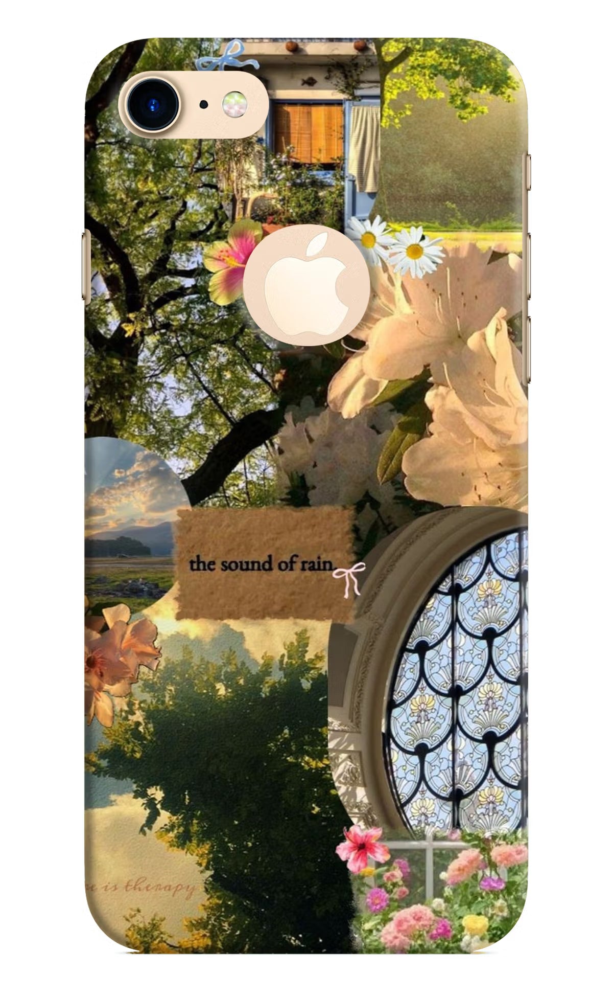 Rain iPhone 8 Logocut Back Cover