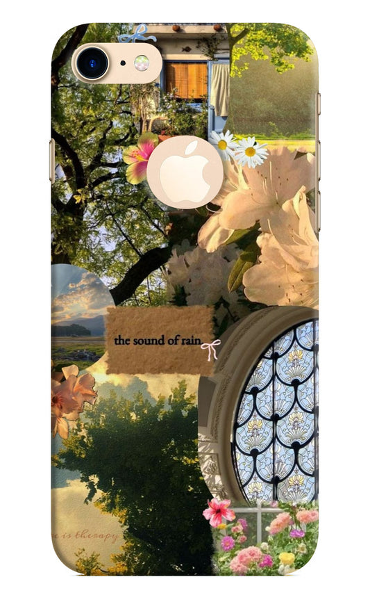 Rain iPhone 8 Logocut Back Cover