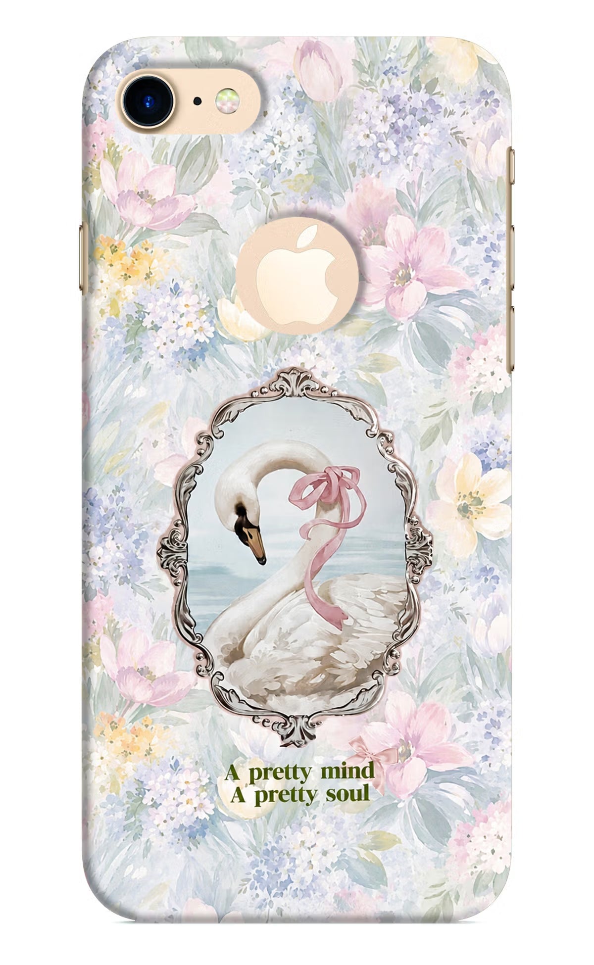 Pretty Mind Pretty Soul iPhone 8 Logocut Back Cover