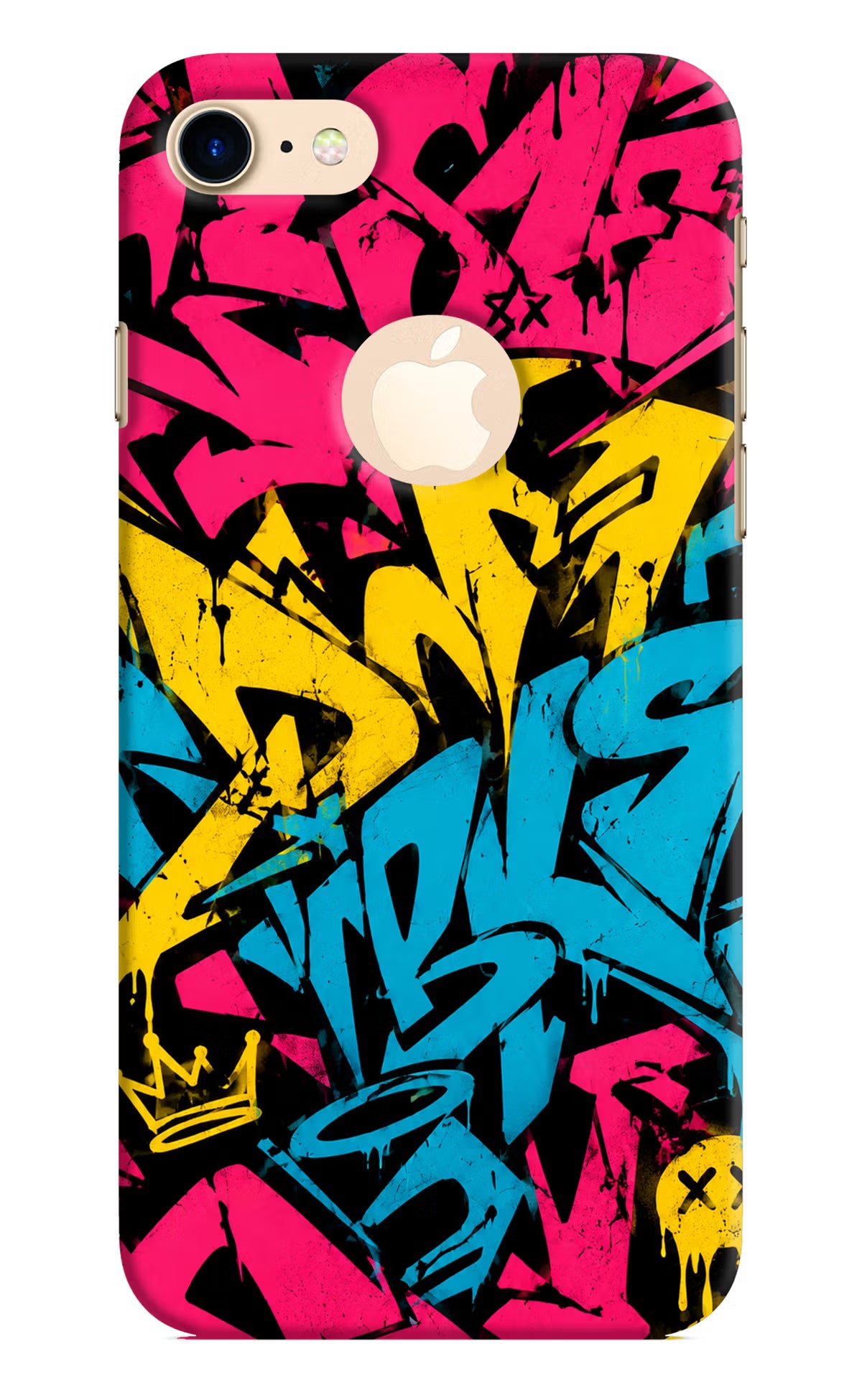 Graffiti Vibe iPhone 8 Logocut Back Cover