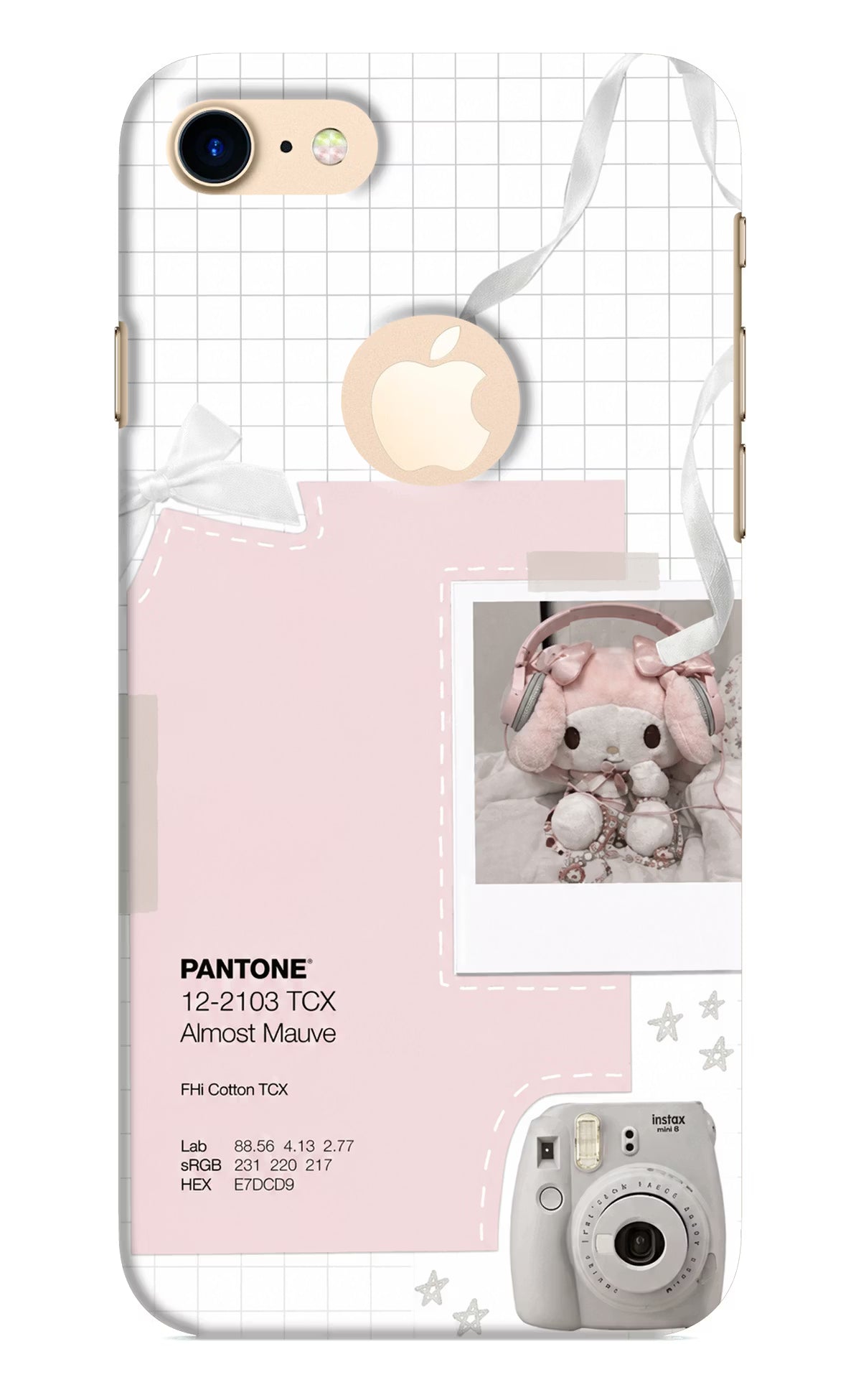 Pantone Asthetic iPhone 8 Logocut Back Cover