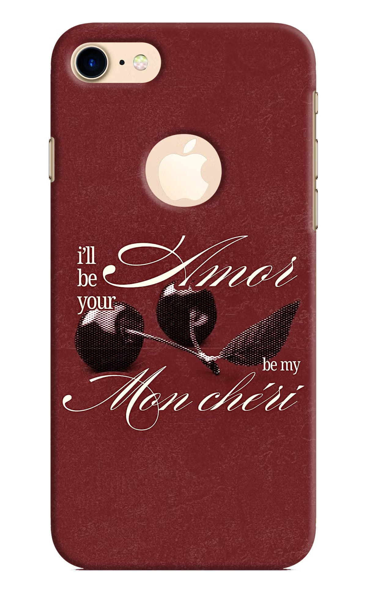 Velvet Cherry iPhone 8 Logocut Back Cover