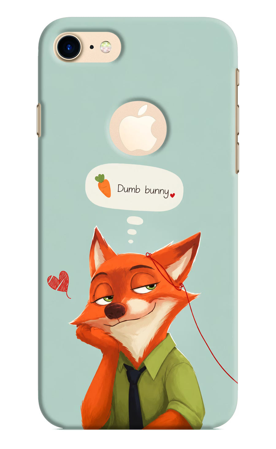 Nick Charm iPhone 8 Logocut Back Cover, Hard case