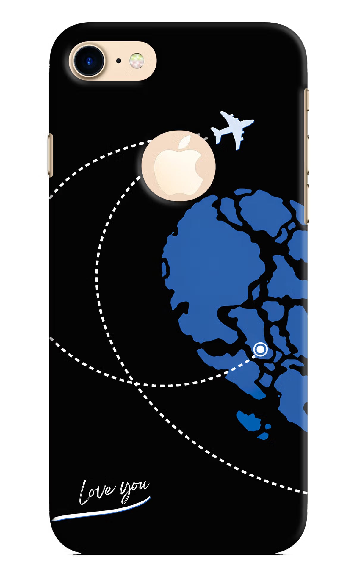 Love Orbit iPhone 8 Logocut Back Cover