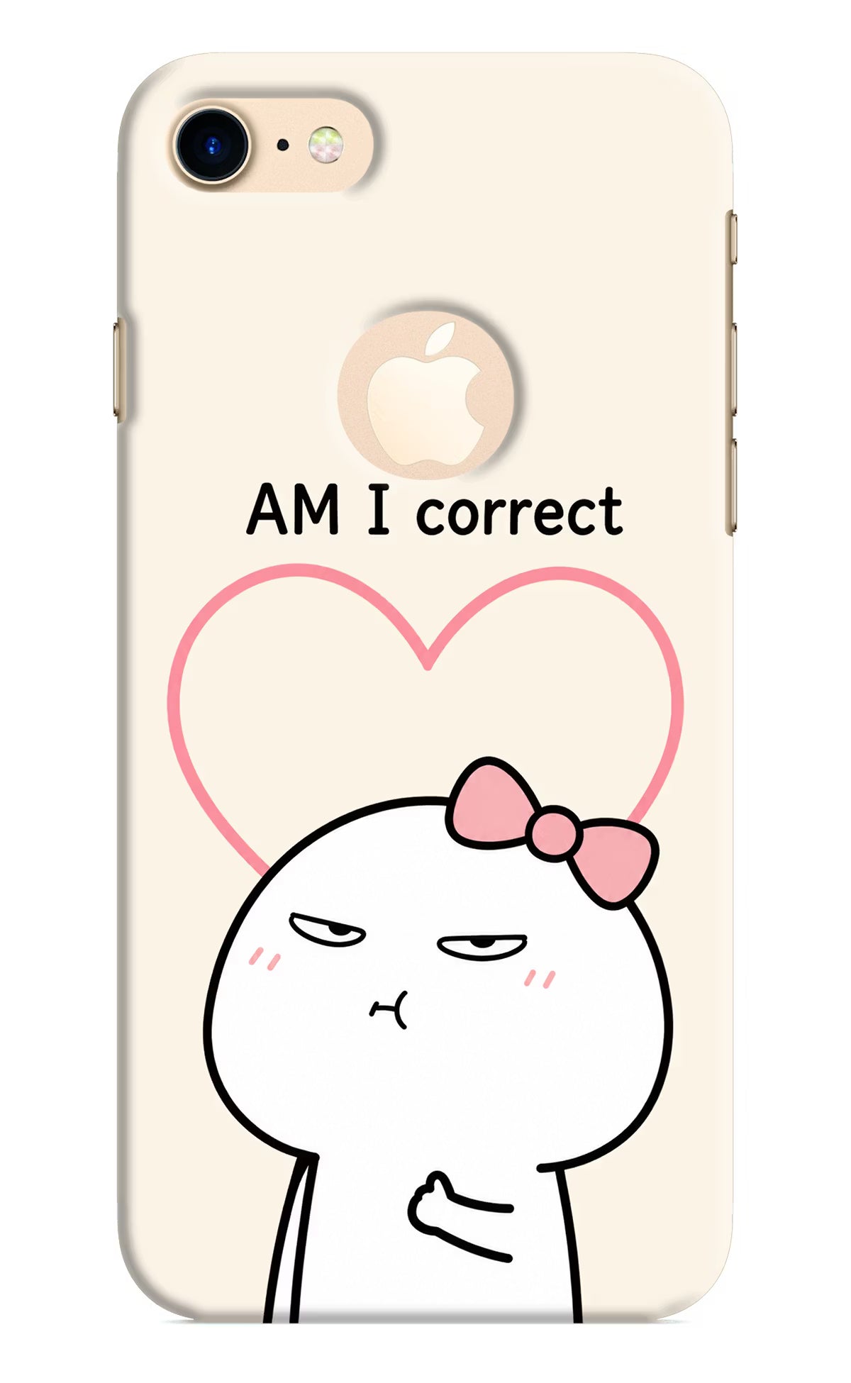 Always Right iPhone 8 Logocut Back Cover