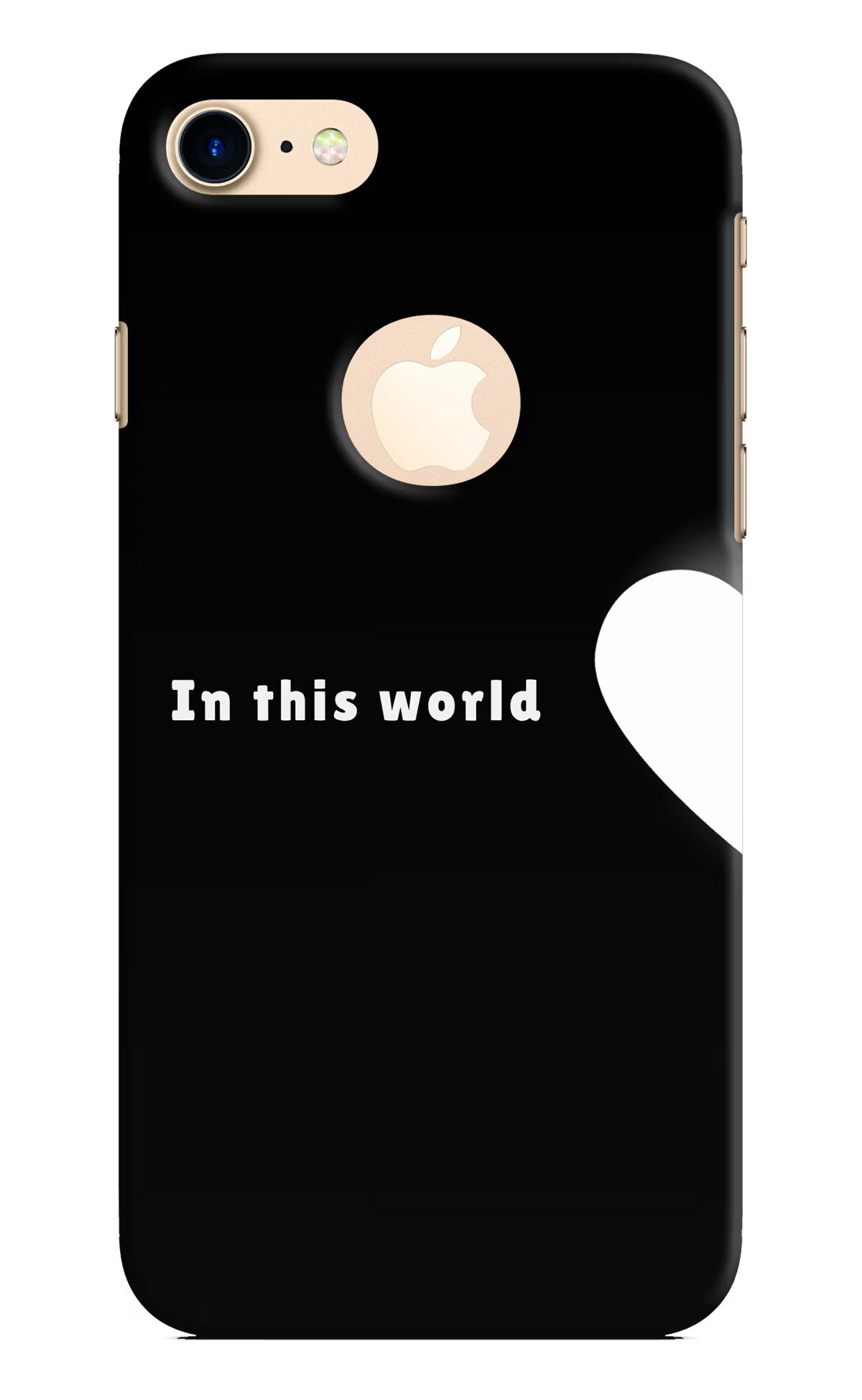 This World iPhone 8 Logocut Back Cover
