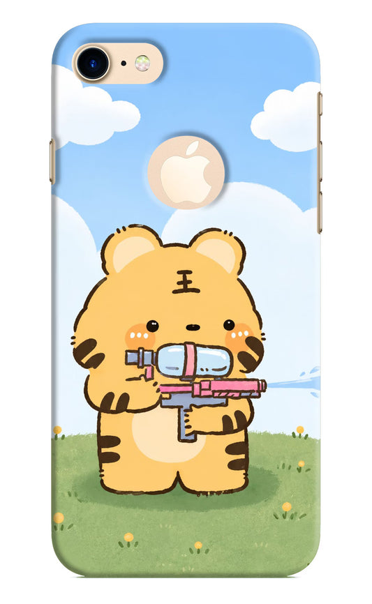Tiger Treat iPhone 8 Logocut Hard Case Back Cover by Casekaro