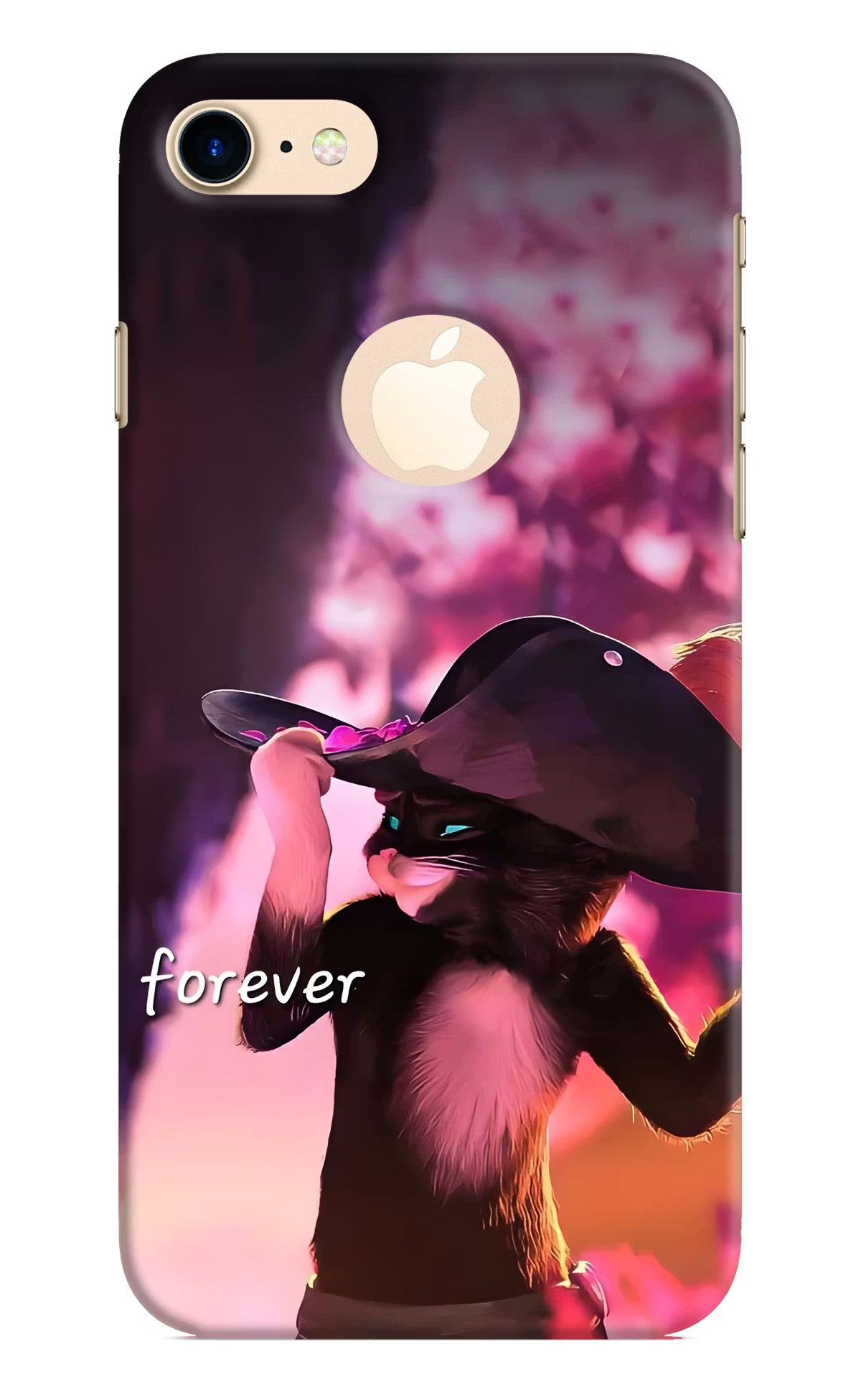 Forever Cat iPhone 8 Logocut Back Cover