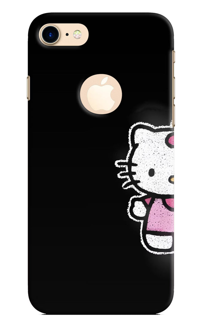 Kitty Charm iPhone 8 Logocut Hard Case Back Cover by Casekaro