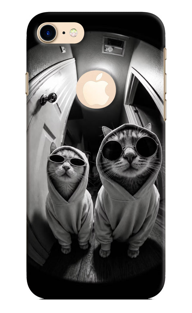 Hood Cats iPhone 8 Logocut Hard Case Back Cover by Casekaro