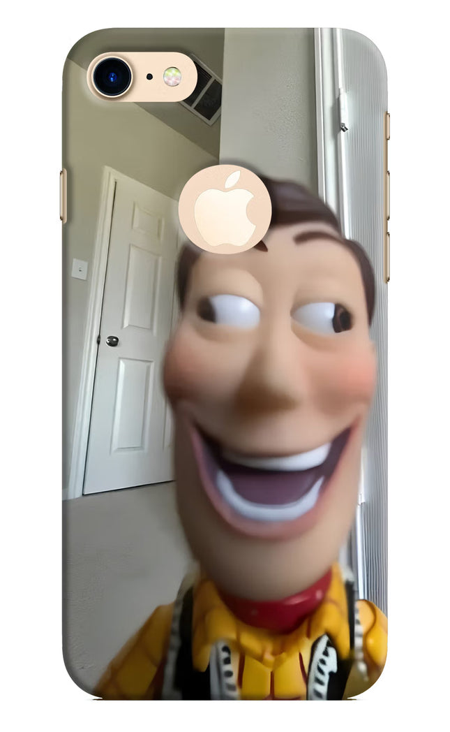 Side Eye Woody iPhone 8 Logocut Hard Case Back Cover by Casekaro