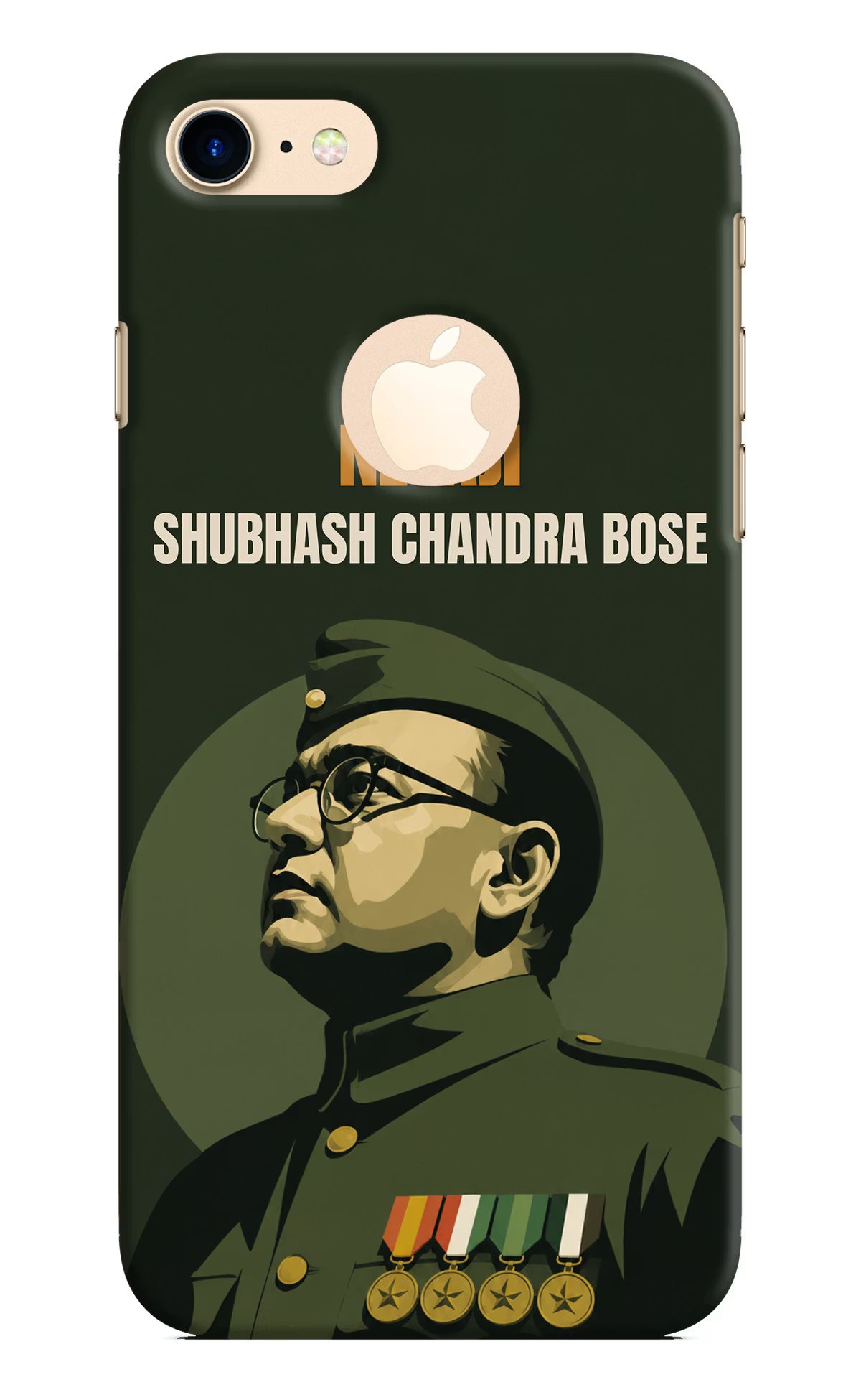 Netaji Legacy iPhone 8 Logocut Back Cover