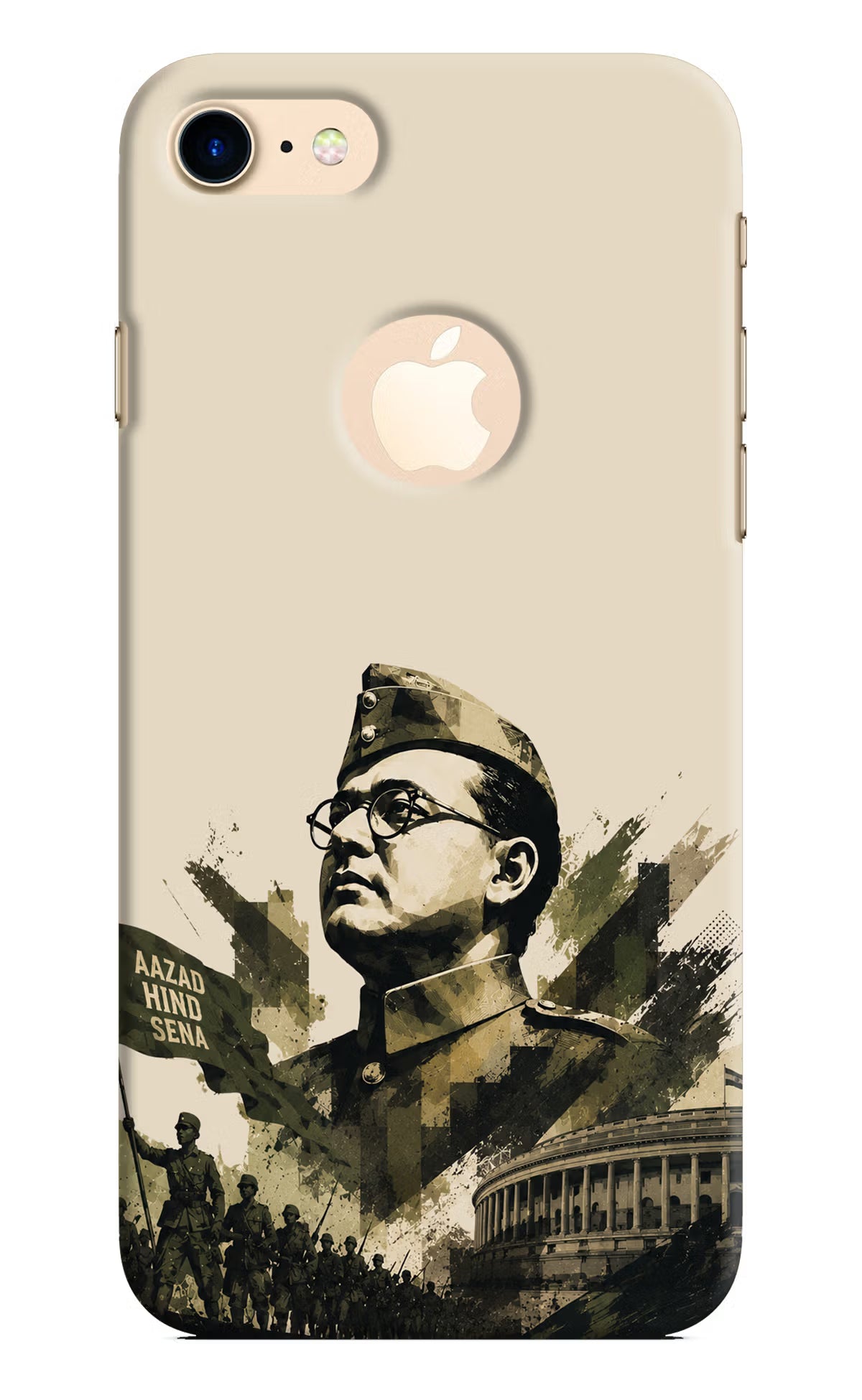 Netaji Rising iPhone 8 Logocut Back Cover