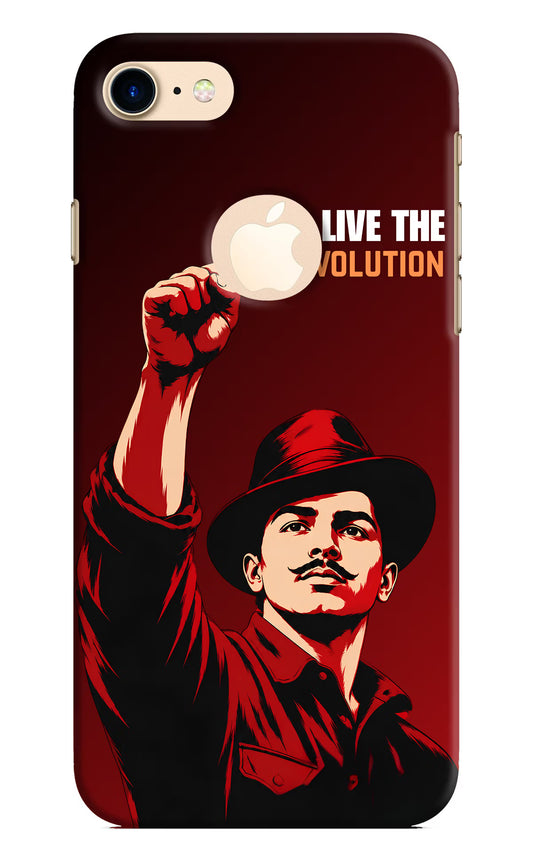 Bhagat Singh Revolution iPhone 8 Logocut Back Cover