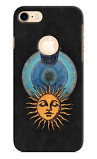 Divine Sun iPhone 8 Logocut Hard Case Back Cover by Casekaro