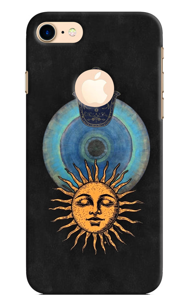Divine Sun iPhone 8 Logocut Hard Case Back Cover by Casekaro