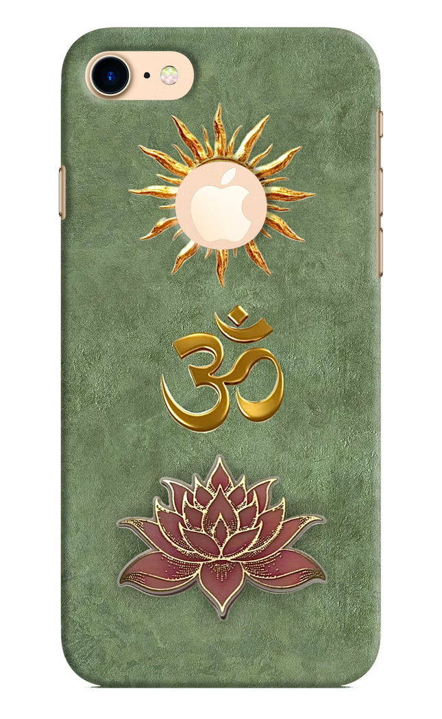 Om & Lotus iPhone 8 Logocut Back Cover
