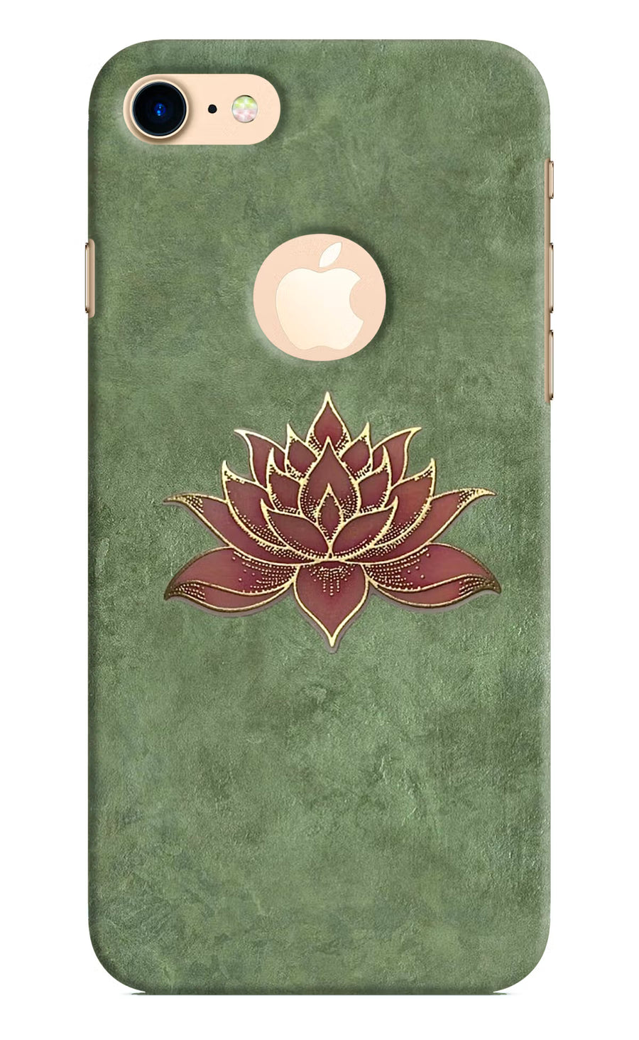 Lotus Grace iPhone 8 Logocut Back Cover, Hard case