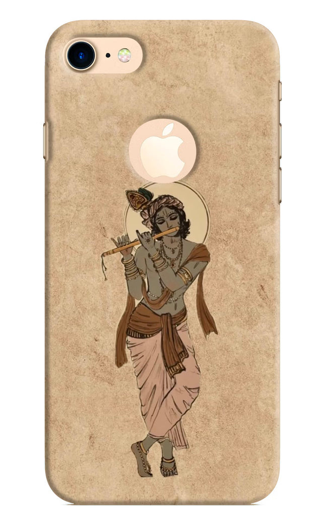Krishna iPhone 8 Logocut Hard Case Back Cover by Casekaro