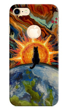 Sunrise Beyond iPhone 8 Logocut Hard Case Back Cover by Casekaro