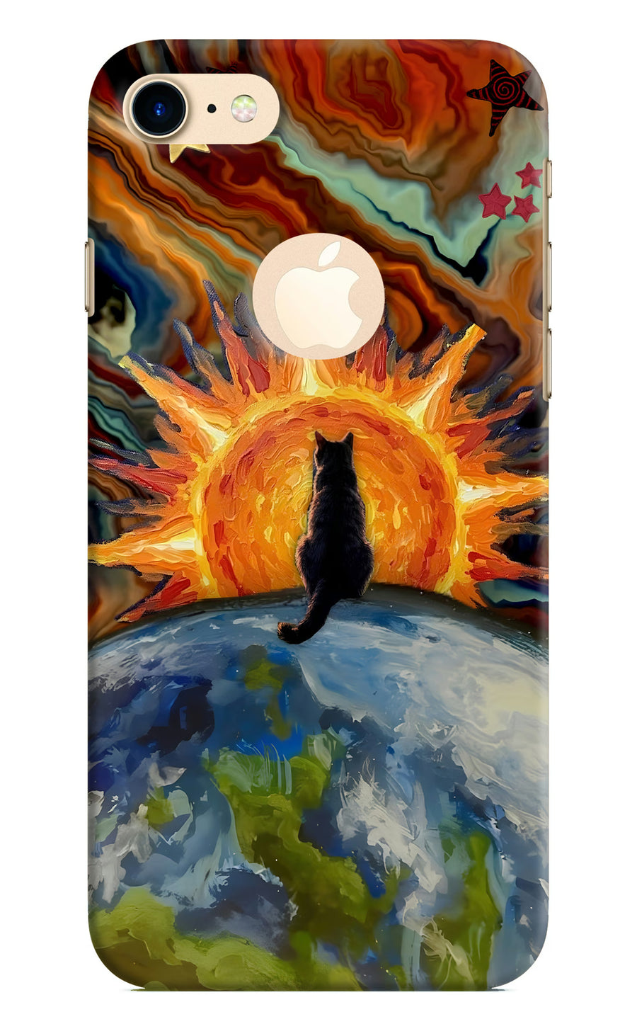 Sunrise Beyond iPhone 8 Logocut Back Cover, Hard case