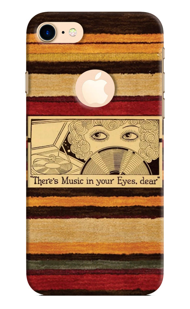 Vinyl Stripes iPhone 8 Logocut Hard Case Back Cover by Casekaro