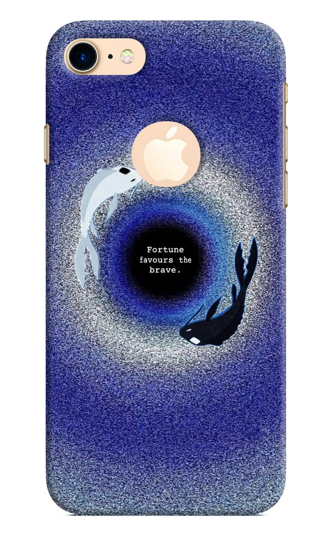Dark Koi iPhone 8 Logocut Hard Case Back Cover by Casekaro