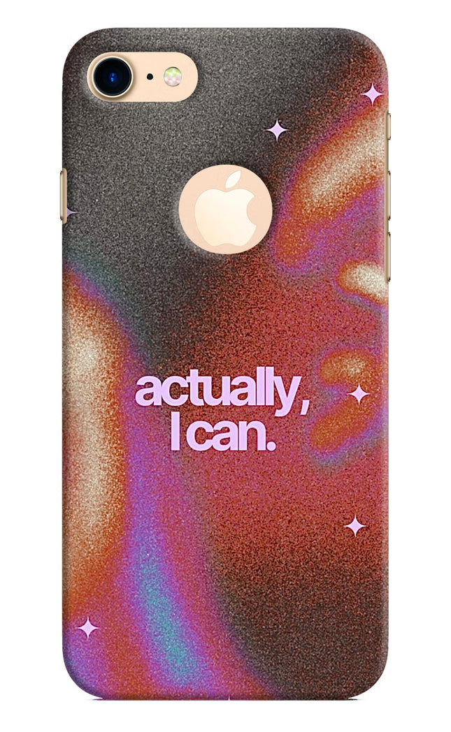 Pink Aura iPhone 8 Logocut Hard Case Back Cover by Casekaro