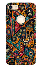 Folk Print iPhone 8 Logocut Back Cover