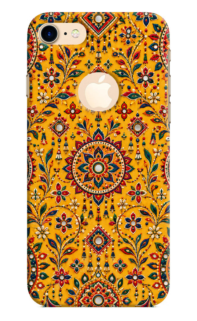 Sunlit Aura iPhone 8 Logocut Hard Case Back Cover by Casekaro