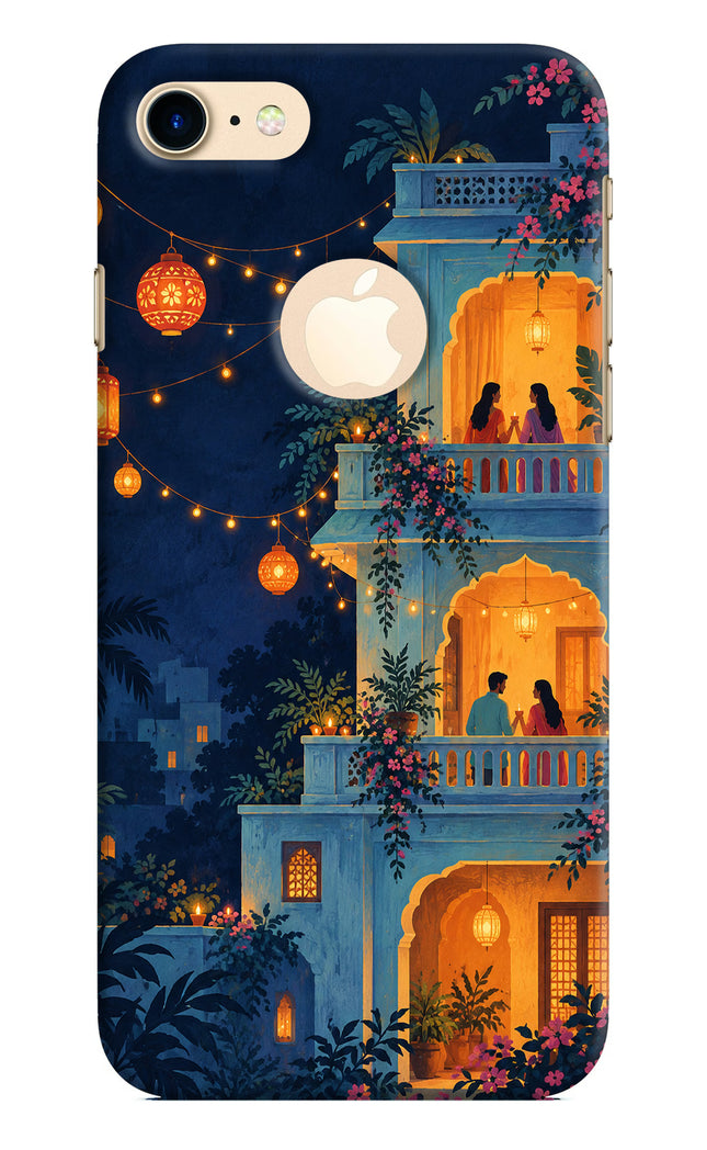 Balcony Glow iPhone 8 Logocut Hard Case Back Cover by Casekaro
