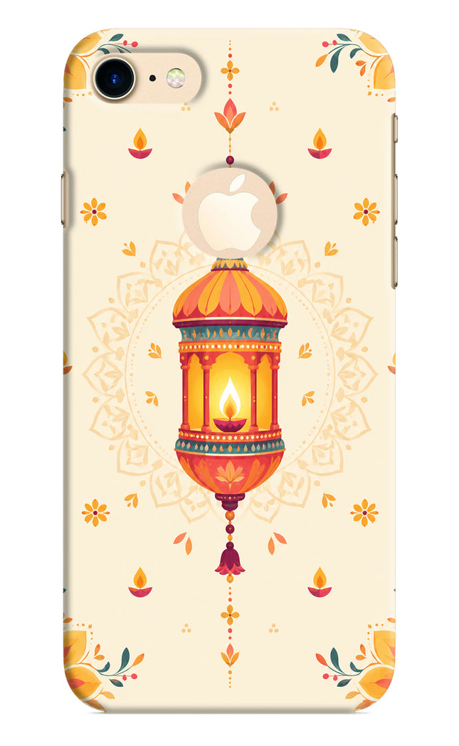 Golden Lantern iPhone 8 Logocut Hard Case Back Cover by Casekaro